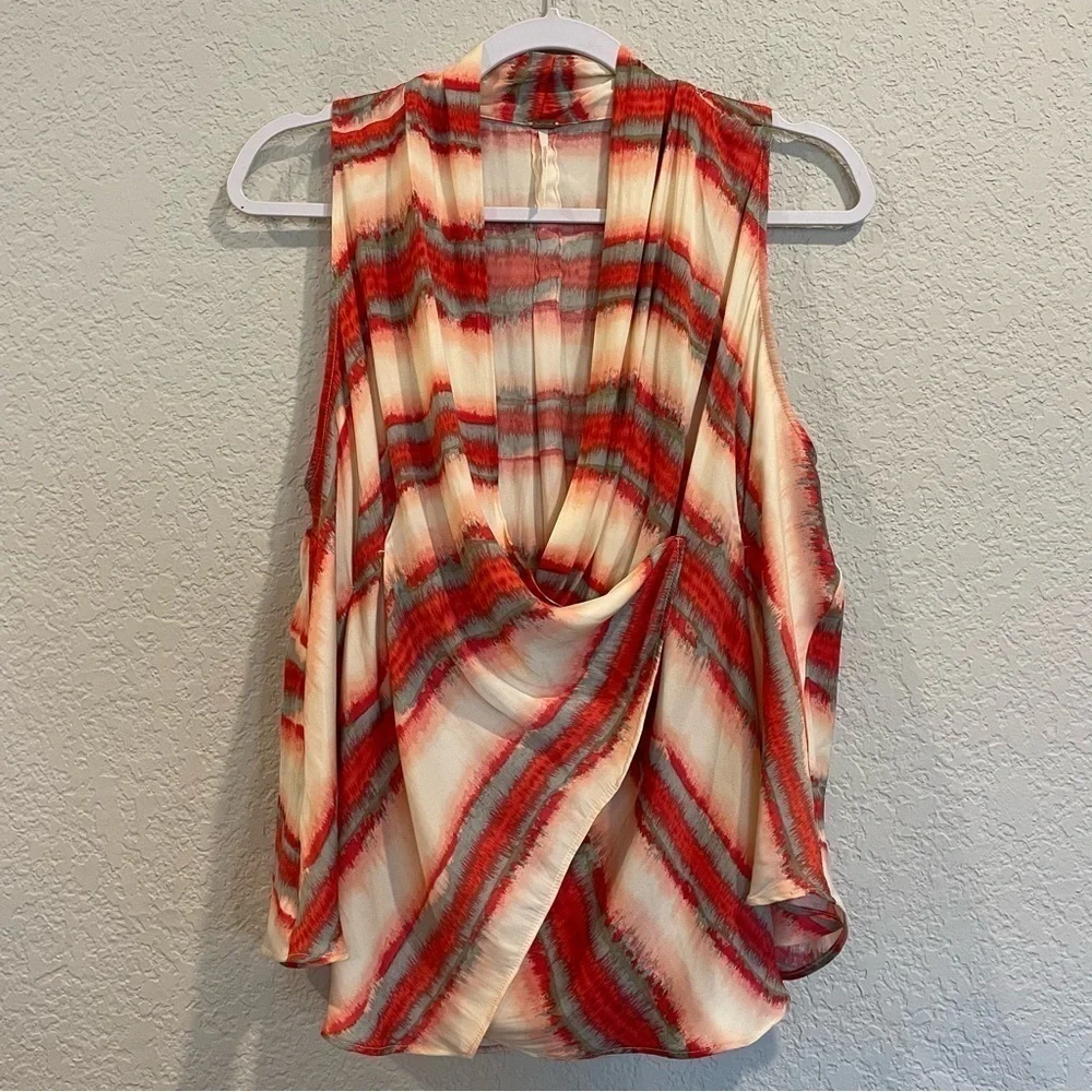 Free People High Tide Tie Dye Wrap Top